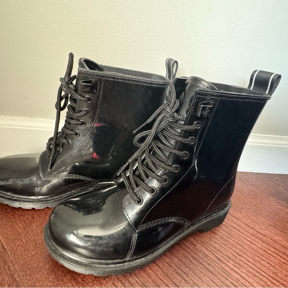 Michael Koes Tavie Women’s Combat Glossy boots - Picture 1 of 7